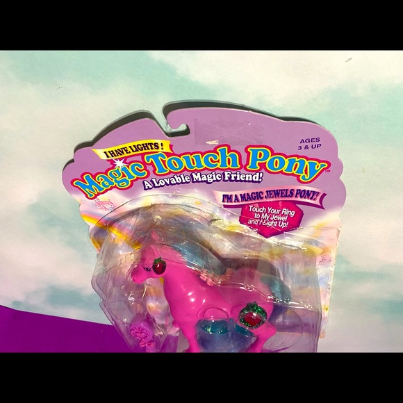 MAGIC TOUCH PONY VINTAGE 90s MAGIC JEWEL PONY JASMINE JEWELS LIGHT UP & BLINK - Picture 9 of 15
